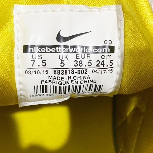 NIKE Air Huarache Run PRM Premium Metallic Silver Sunset Glow Size 7.5 - Picture 11 of 13